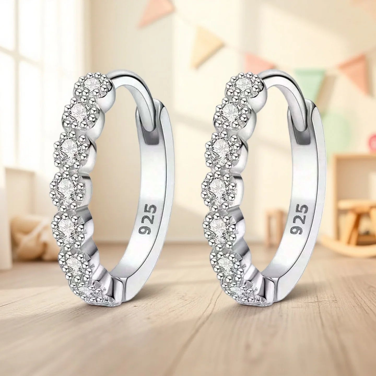 Elegant Silver Stud Earrings for Women, A Versatile and Dainty Single Pair for Everyday Luxury, Timeless Fine Jewelry