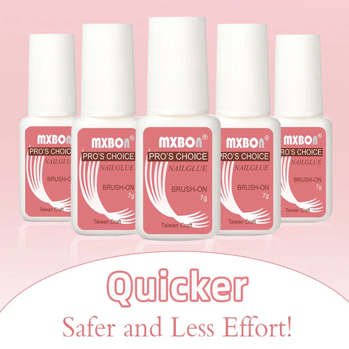 1/3/5pcs 7g Super Strong Clear Waterproof Gel Nail Glue for Press-Ons & Acrylic Nails Long-Lasting Easy Application Nail Tools *