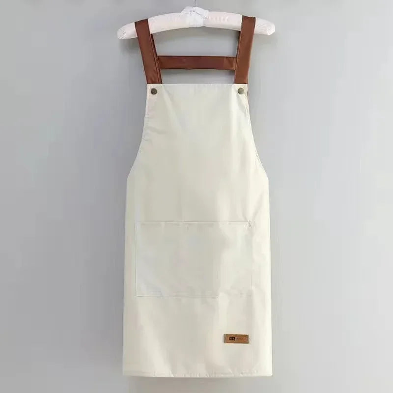 Kitchen Household waterproof and antifouling large pocket hotel restaurant coffee shop food Western pastry work clothes apron