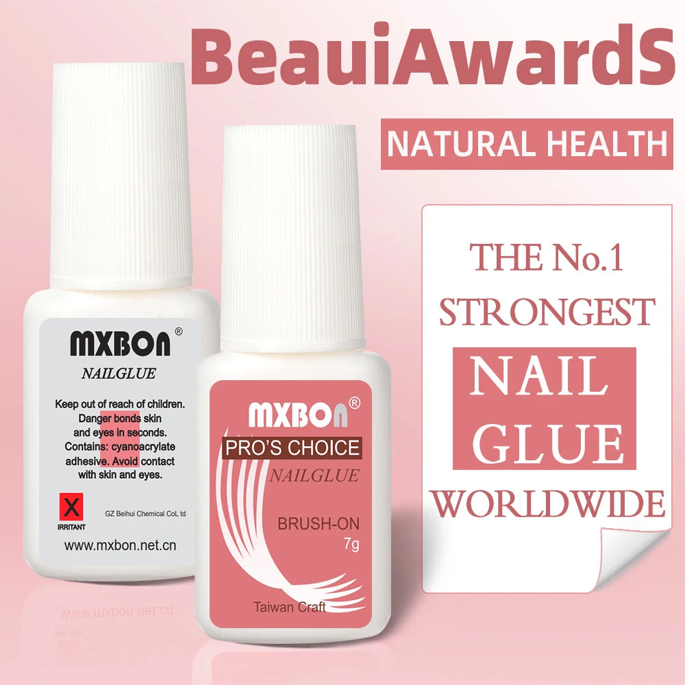1/3/5pcs 7g Super Strong Clear Waterproof Gel Nail Glue for Press-Ons & Acrylic Nails Long-Lasting Easy Application Nail Tools *