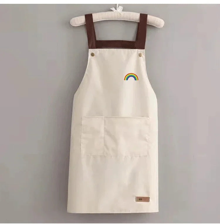 Kitchen Household waterproof and antifouling large pocket hotel restaurant coffee shop food Western pastry work clothes apron