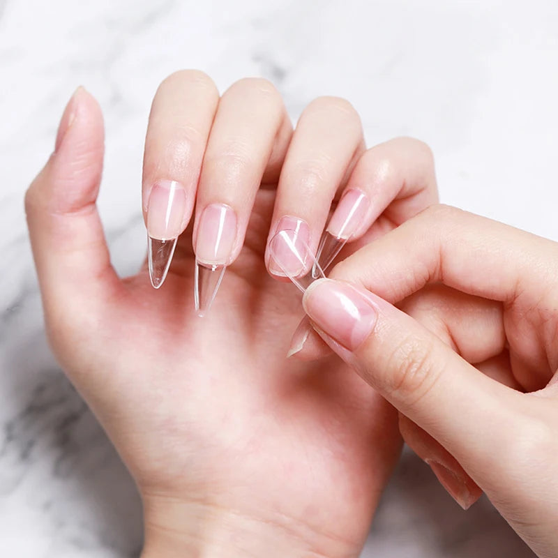 8ml Brush-on Fast Drying Nail Glue for False Nails Glitter Acrylic Nail Rhinestone Decoration 1/5pcs Nail Tips Bond Glue Nail To