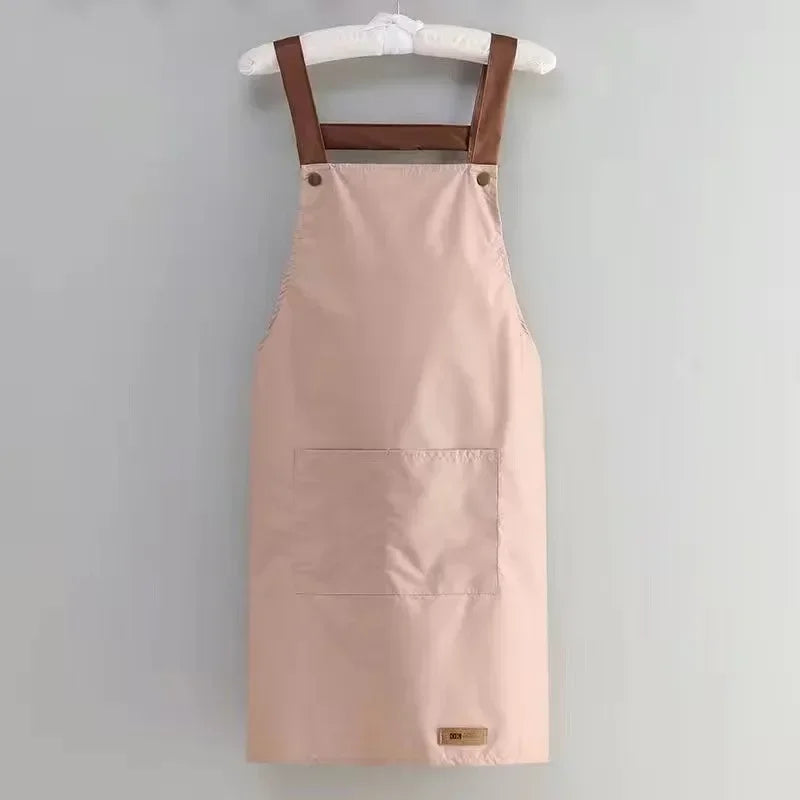 Kitchen Household waterproof and antifouling large pocket hotel restaurant coffee shop food Western pastry work clothes apron
