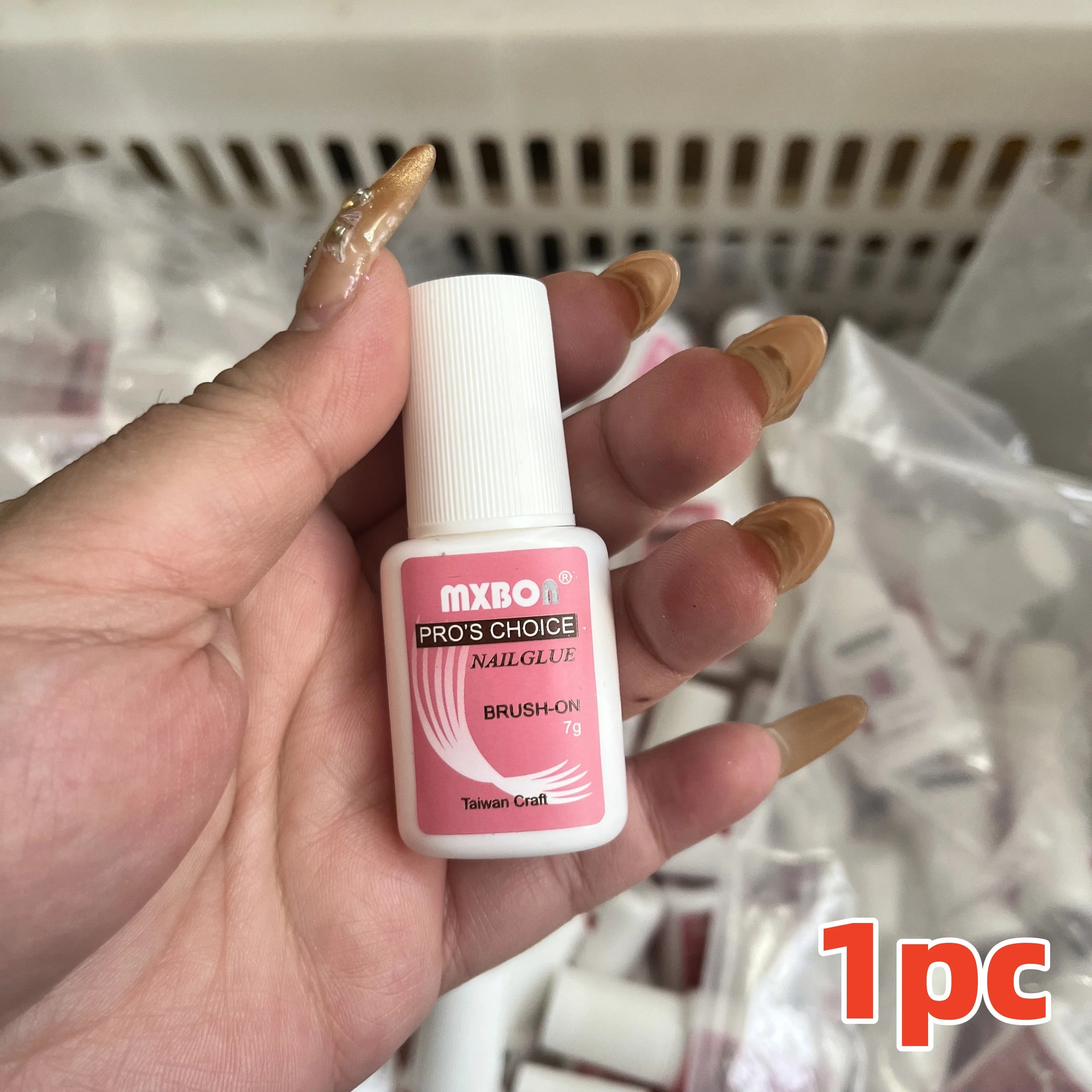 1/3/5pcs 7g Super Strong Clear Waterproof Gel Nail Glue for Press-Ons & Acrylic Nails Long-Lasting Easy Application Nail Tools *