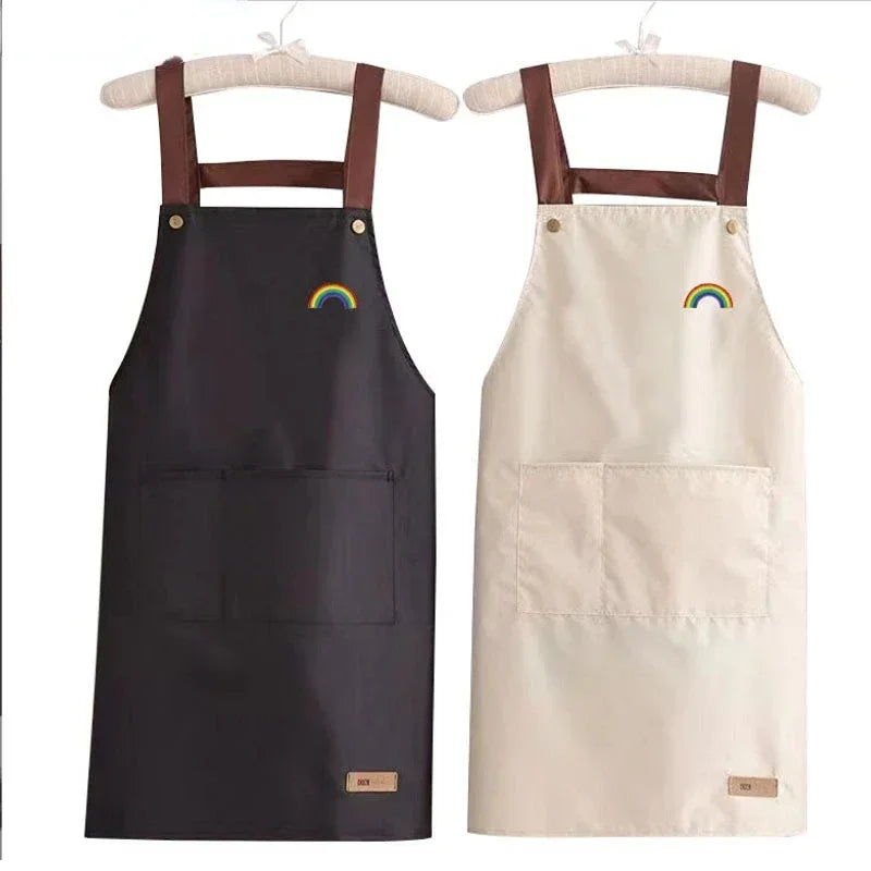 Kitchen Household waterproof and antifouling large pocket hotel restaurant coffee shop food Western pastry work clothes apron