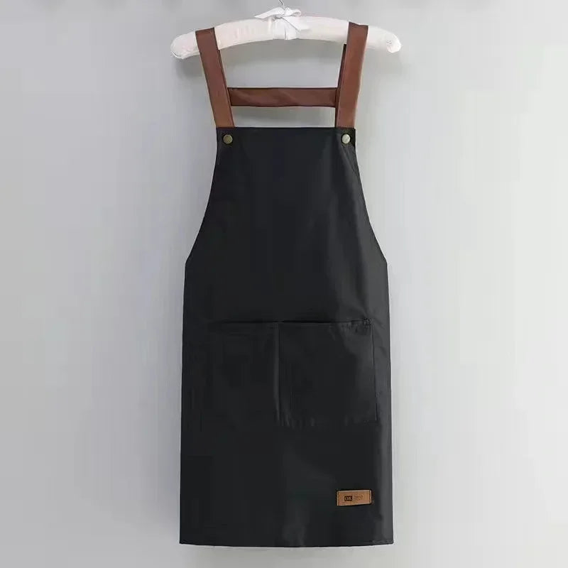 Kitchen Household waterproof and antifouling large pocket hotel restaurant coffee shop food Western pastry work clothes apron
